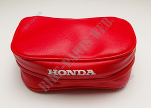 Sacoche à outils replica Honda XR rouge , lettres blanches - SACOCHE OUTILS RED R134